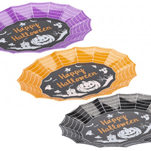 Oval Web Shaped Tray (Assorted)