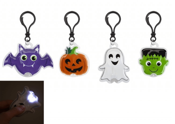 Twin Bulb Halloween Character Torch Clip (Assorted)