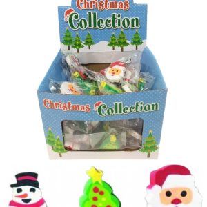 4cm Christmas Erasers (Assorted)