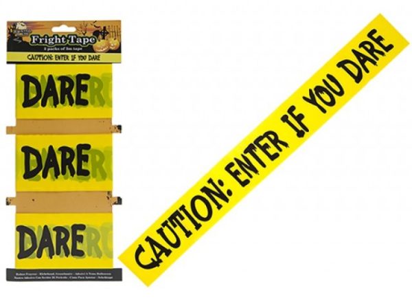 Halloween Printed Fright Tape (3x3m)