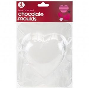 Pack of 4 Heart Moulds