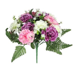 Purple Pembroke Carnation Mixed Bunch