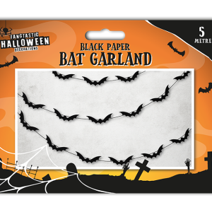 Halloween Bat Paper Garland (5m)