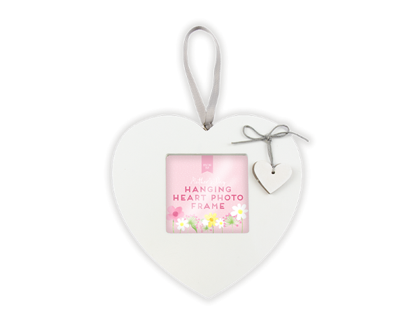 Mothers Day Hanging Heart Photo Frame (15cm)