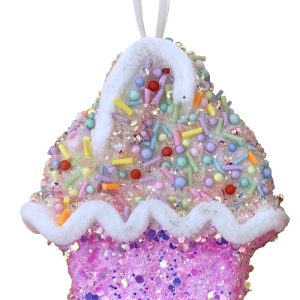 Flat Cupcake Hanging Decoration (12.5cm)