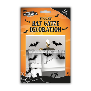 Spooky Bat Gauze Decoration
