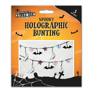 Spooky Holographic Halloween Bunting (3m)