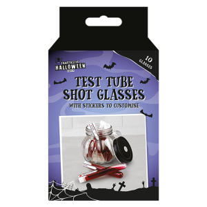 Halloween Test Tube Shot Glasses (10 Pack)