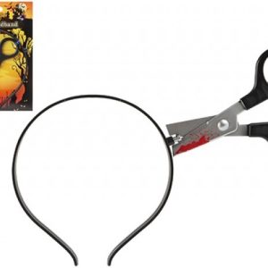 Halloween Bloody Scissors Headband