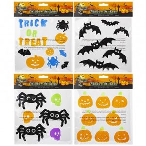 Halloween Gel Window Stickers (Assorted)