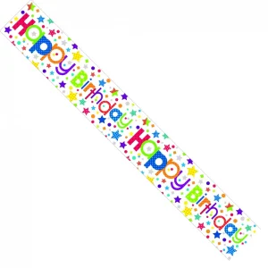 Happy Birthday Stars Banner