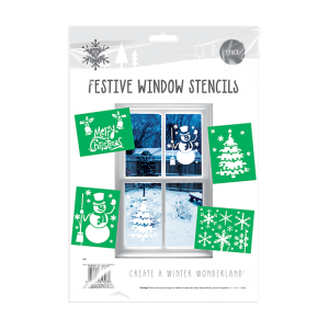 Christmas Window Stencils (4 Pack)