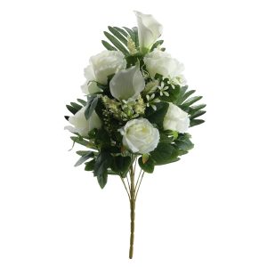 Essential Cream Rose and Lily Bouquet