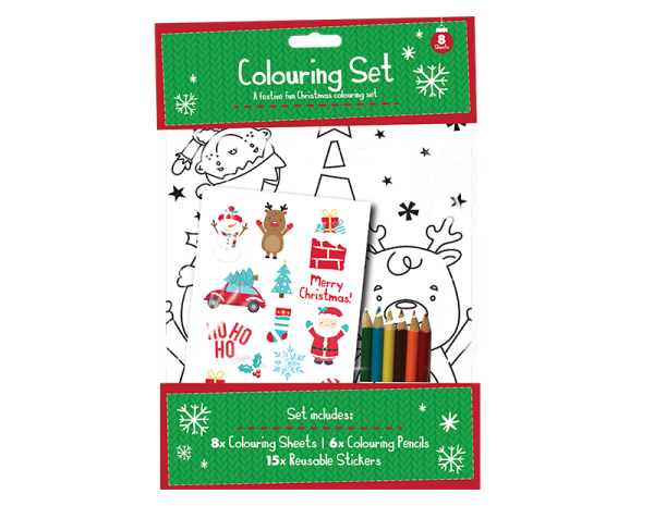 Festive Colouring Set