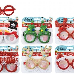 Assorted Novelty Christmas Glasses