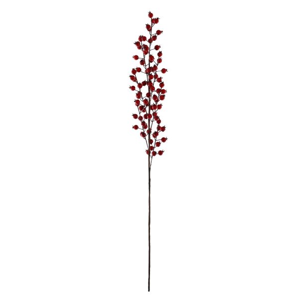 Red Mini Rose Hip Stem (86cm)