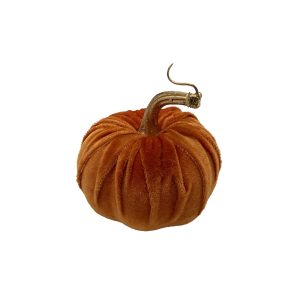 Orange Velvet Pumpkin (9.5cm)