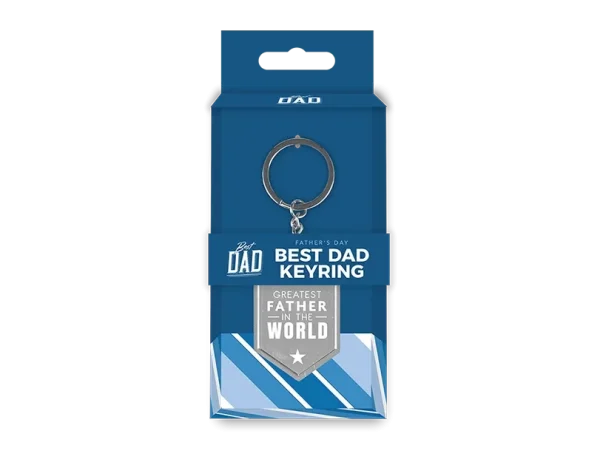 Worlds Best Dad Metal Keyring