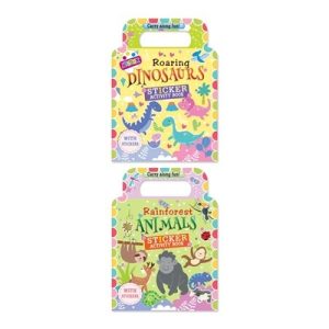 Dinosaur / Rainforest Colouring & Sticker Books