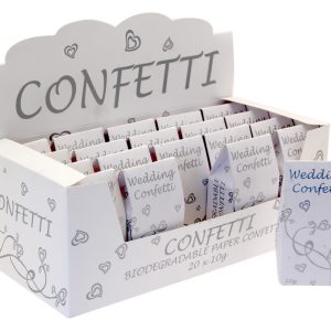 White & Silver Tissue Confetti