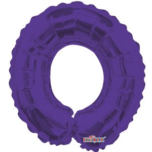 Purple Number 0 Balloon (14 inch)