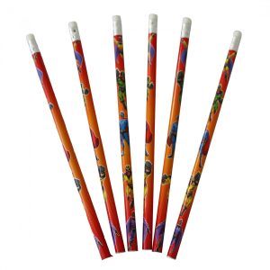 Super Hero Pencils (Pack of 6)