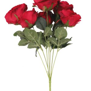Red Rose Bunch with 7 Heads