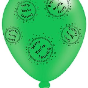 Sorry You're Leaving Latex Balloons (8 Pack)