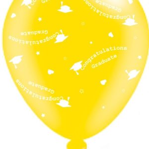 Congratulations Graduate Latex Balloons (8 Pack)