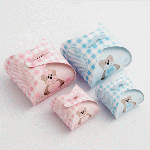 Teddy Bear Blue - Tortina 55x55x50mm
