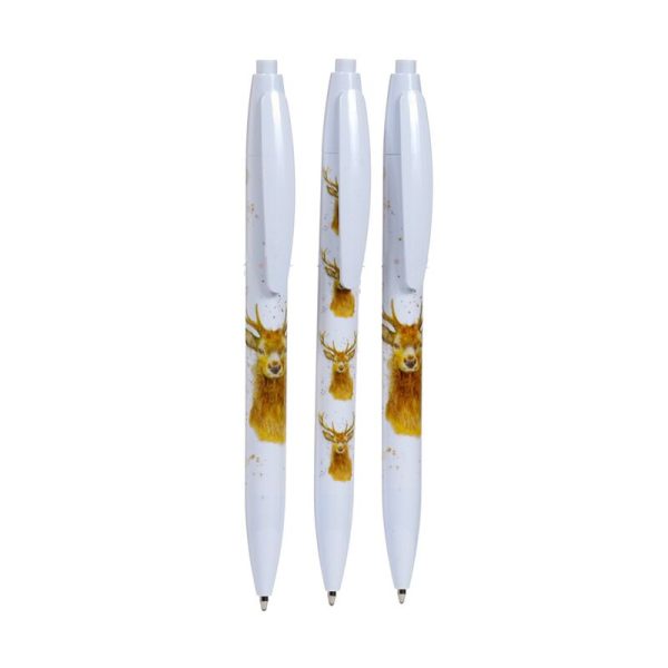 Recycled ABS 3 Piece Pen Set - Jan Pashley Stag