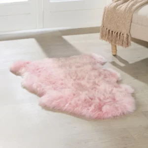 Blush Blush Pink Sheepskin Rug XXL