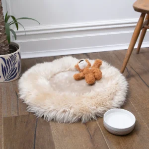 Small Sheepskin Pet Bed - 50cm