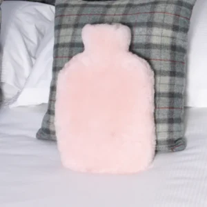 Pink Sheepskin Hot Water Bottle